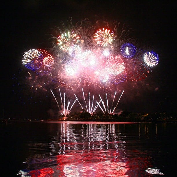 Hau’oli Makahiki Hou! May you have a wonderful new year. #happynewyear #fireworks #celebrate #2014 #NYE2013 PC: puuikibeach