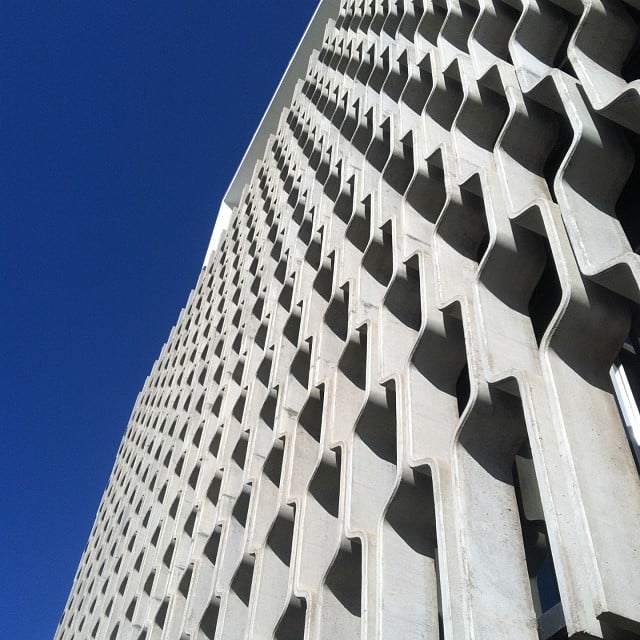 Enjoying another beautiful day. #WardVillage #IBMBuilding #architecture