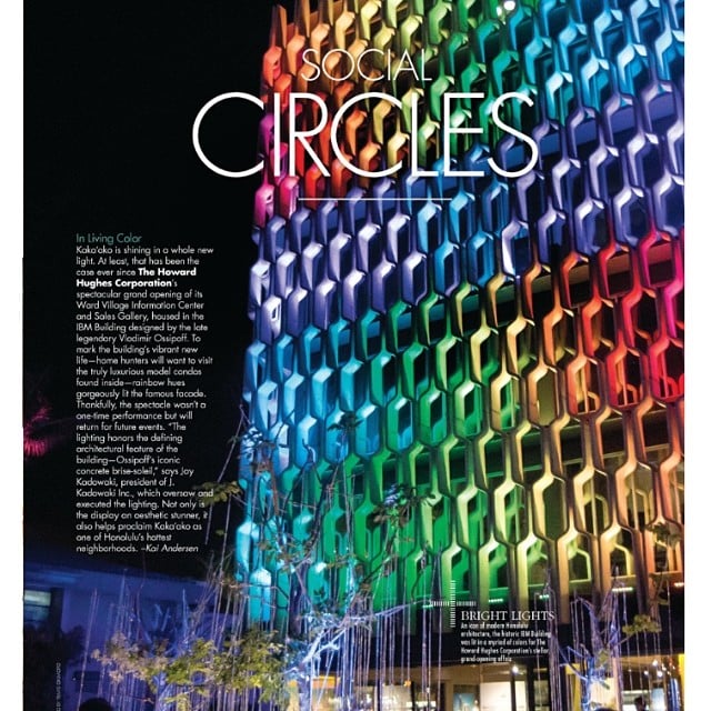Be sure to check out the May/June issue of @modluxhawaii! You’ll see pictures of a couple #wardvillage events and more.