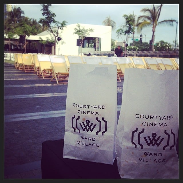Fresh popped popcorn at our #courtyardcinema #wardvillage launch tonight!