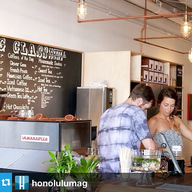 #Repost from @honolulumag! Have you been to @morningglasscoffee yet? They’re located in @fishcakehawaii, next to @theboxjelly at @WardVillage! Read more: http://bit.ly/morningglass
