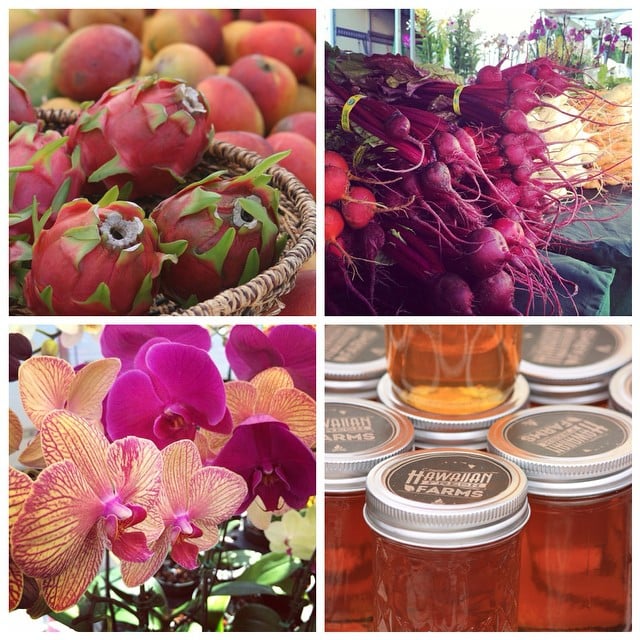 The @alohafarmlovers #KakaakoFarmersMarket will be at Ward Warehouse for one more hour! #shoplocal #supportlocal