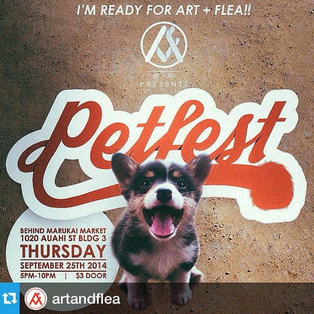 Puppies are excited for Art + Flea! Are you? Tag your friends in the comments below and don’t forget to bring your pups to Petfest on Thursday, September 25! #supportlocal #regram #puppies #kittens #petfest #artandflea