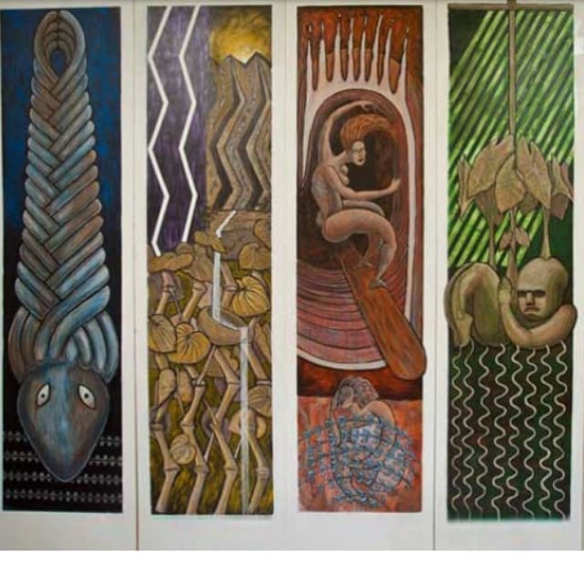 Art connects us. Read about local artist Cory Taum and his recent collab at Na Mea bookstore in #wardvillage: wardvillage.com/news-lifestyle #supportthearts #supportlocal