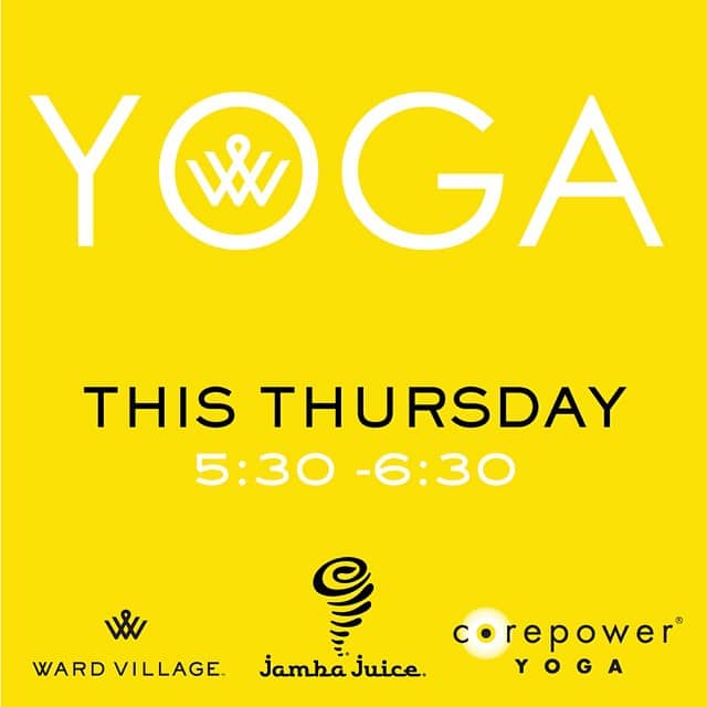 TODAY at 5:30pm // YOGA by @CorePowerYoga + KALE SMOOTIES by @JambaHawaii // We. Can’t. Even.