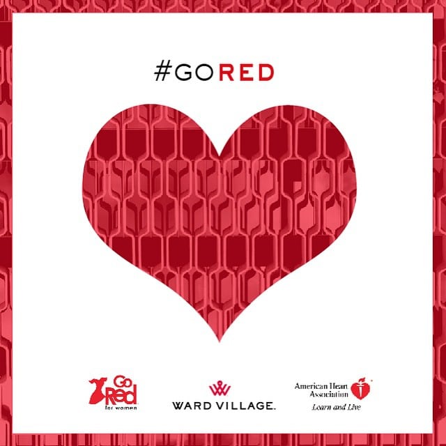 The IBM Building will be wearing red this evening as a part of the @GoRedForWomenAHA #GoRed campaign to help raise awareness to end the heart disease and stroke epidemic that kills 1/3 of women.