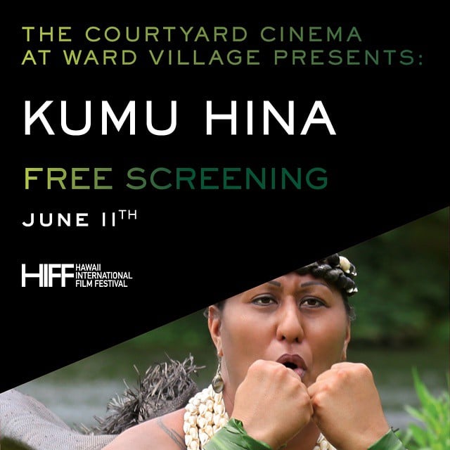 We are so excited to present a free screening of @kumuhina on June 11th. Tickets are limited. Reserve yours at www.wardvillagecourtyardcinema.com. #KumuHina #WeAreWard #Hawaii