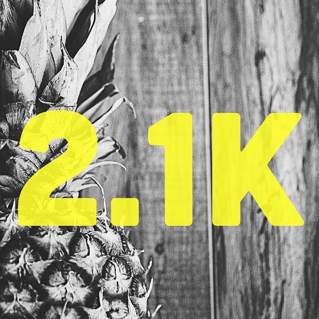 It may not be much, but it’s something to us! To our 2100 followers, THANK YOU for being a part of our Ward Village ʻOhana! We appreciate each and everyone of you. #WeAreWard