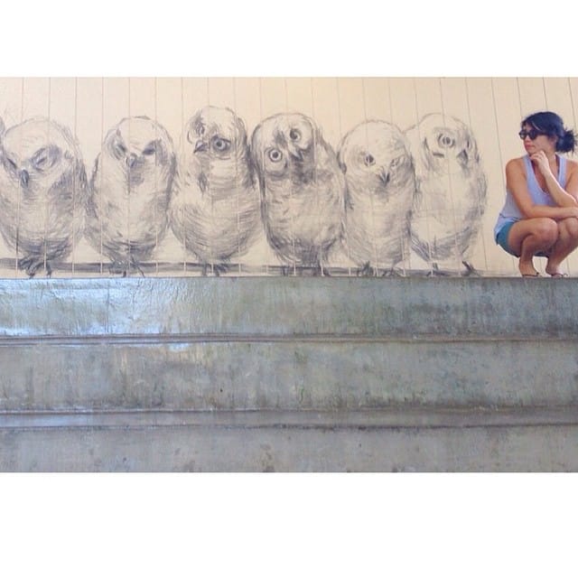 Now that’s a creative way to showcase art! Can you guess where in Ward Village this is? : @gokatygo #WeAreWard #Art #Creativity