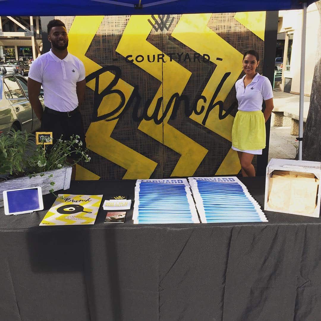 Visit our Courtyard Brunch Booth at today’s Kakaʻako Farmer’s Market from now – 12 to get the inside scoops about our monthly event! #WeAreWard #WardVillage #CourtyardBrunch #FarmersMarket @hayleehoku