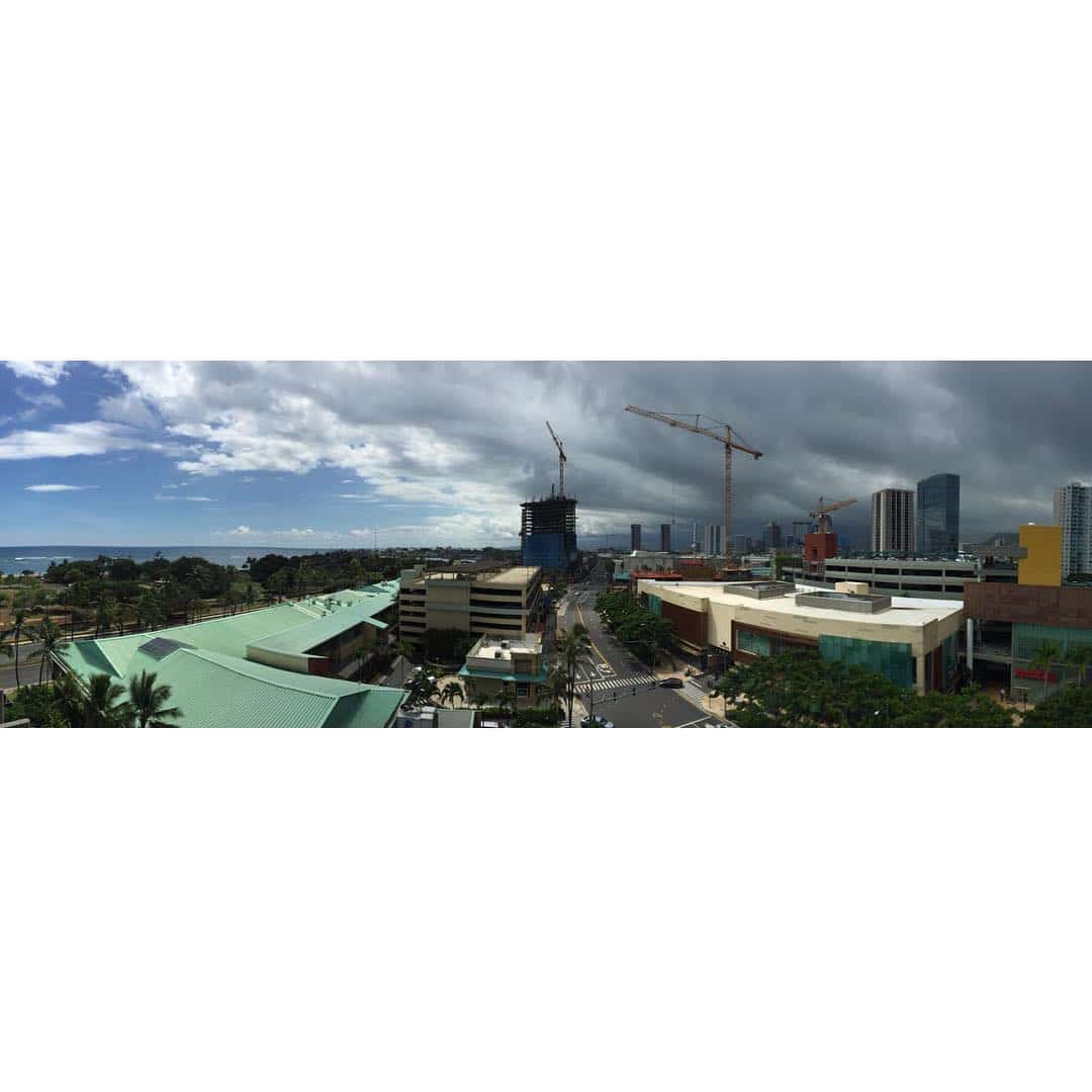 STAFF POST: “Now I know how Road Runner feels when Coyote is trying to get him.” – Robert (Assistant General Manager) : Alison T. (Residential Marketing) #WeAreWard #WardVillage #HawaiiHurricaneSeason