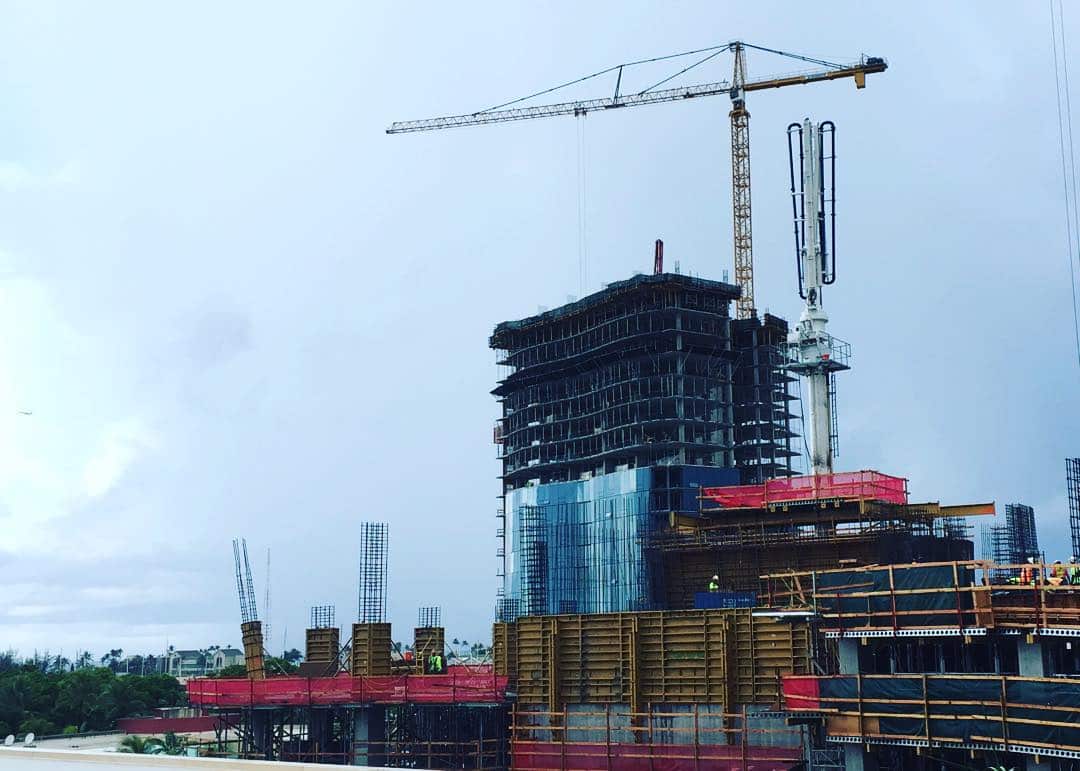 Caught the progress of Waiea & Anaha before the storm. Stay dry & safe everyone. ️️ #WeAreWard #WardVillage #Waiea #Anaha