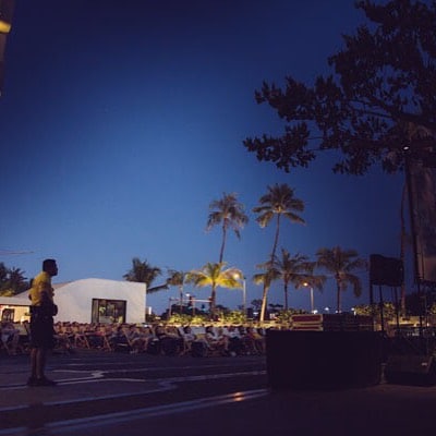 This is what Courtyard Cinema looks like at dusk.  A week and a day from today this will be happening! Free screening of Me and Earl and The Dying Girl in collaboration with @hiff_hawaii.