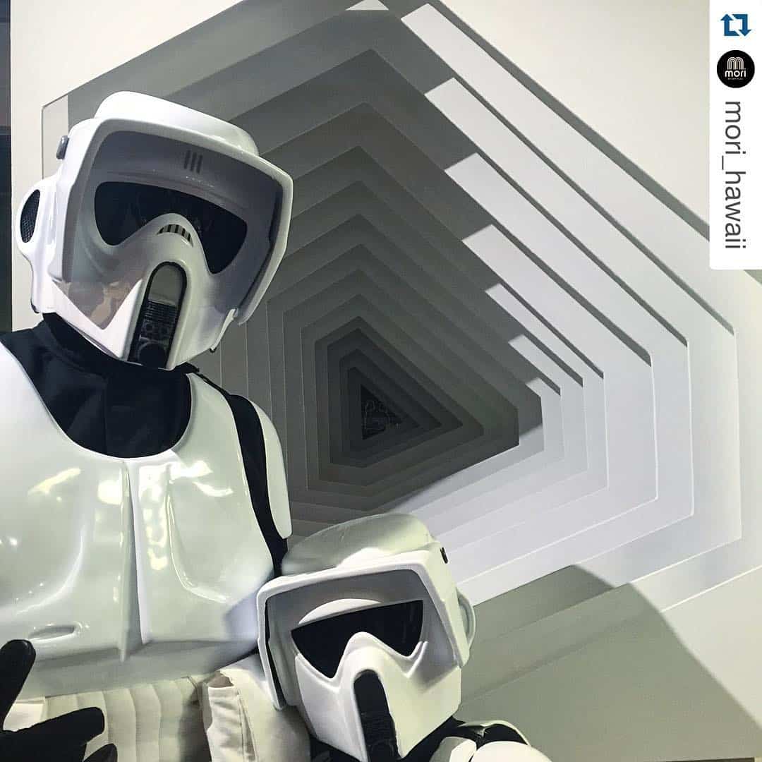 Happy Halloween! Be safe everyone. 🕸🕷 #Repost @mori_hawaii with @repostapp. ・・・ So many amazing costumes here at #morihawaii!!! @wvshops #weareward #halloween #starwars #stormtrooper