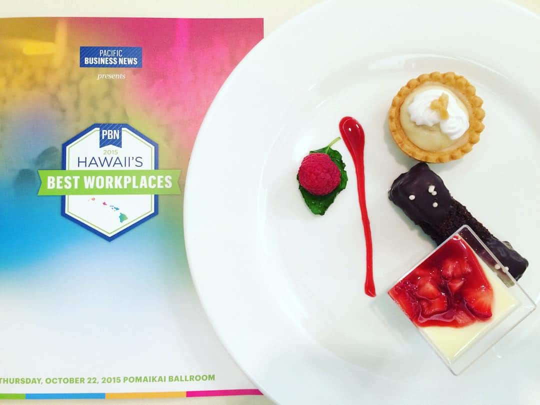 Wish us luck! We’re finalists in Pacific Business News’ Hawaiʻi’s Best Workplaces Awards! 🏽️ crossed! #WeAreWard #WardVillage #Dessert