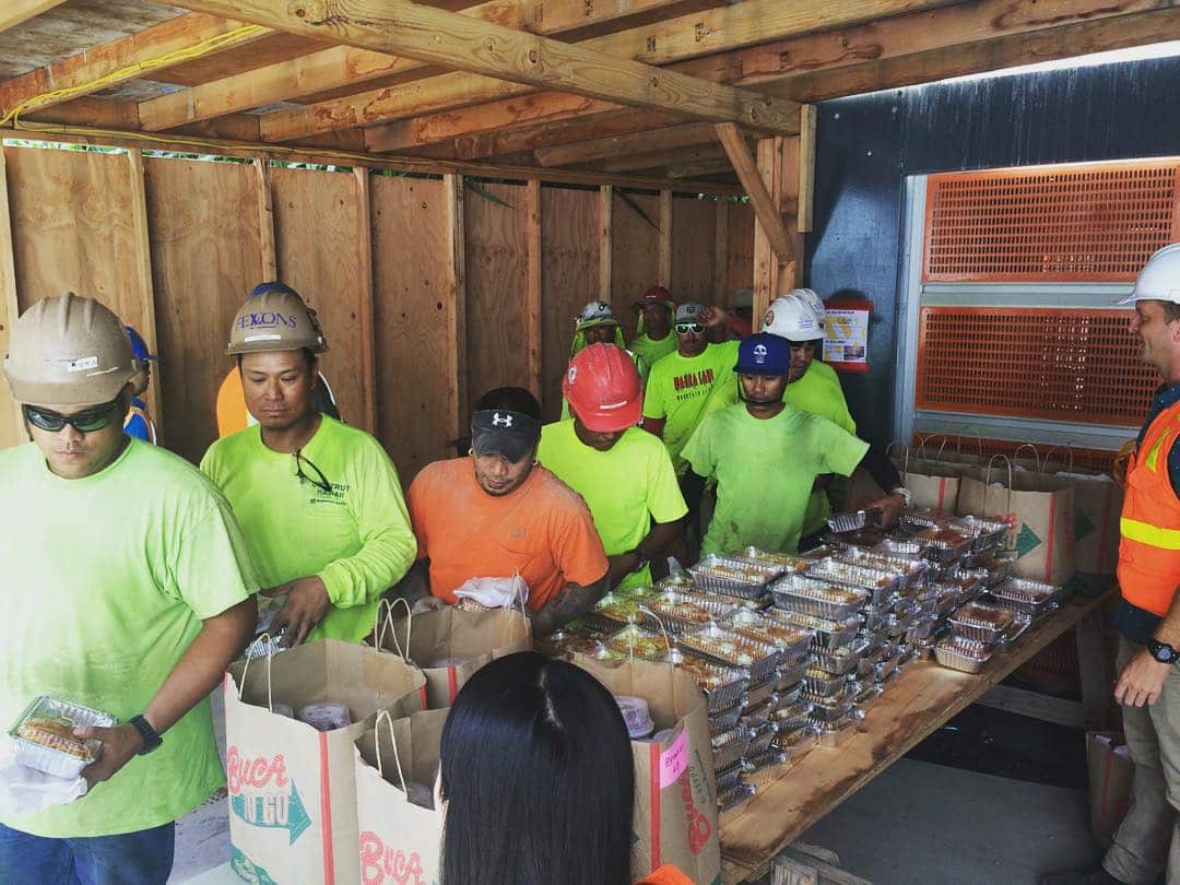 Our Anaha Construction Worker Appreciation Lunch happened today! #WeAreWard #WardVillage #Anaha