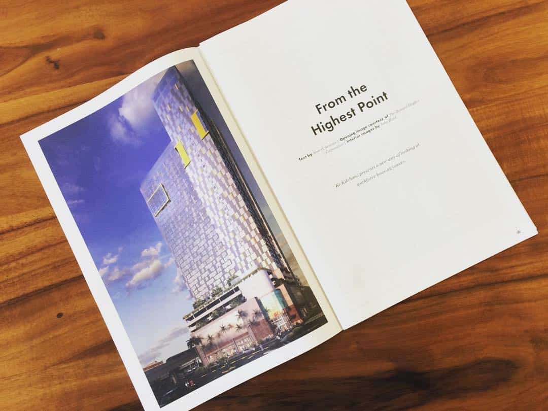 The newest issue of Forward Journal is on stands throughout Ward Village! There’s a great read on our latest project, Ke Kilohana at 988 Halekauwila. #WeAreWard #WardVillage #KeKilohana