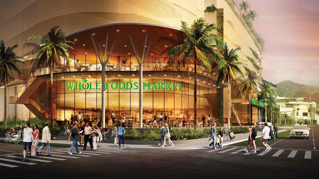 It’s a big week for us at Ward Village! Construction on Aeʻo and Hawaiʻi’s flagship Whole Foods begins Thursday. #WeAreWard #WardVillage #WFMqueen