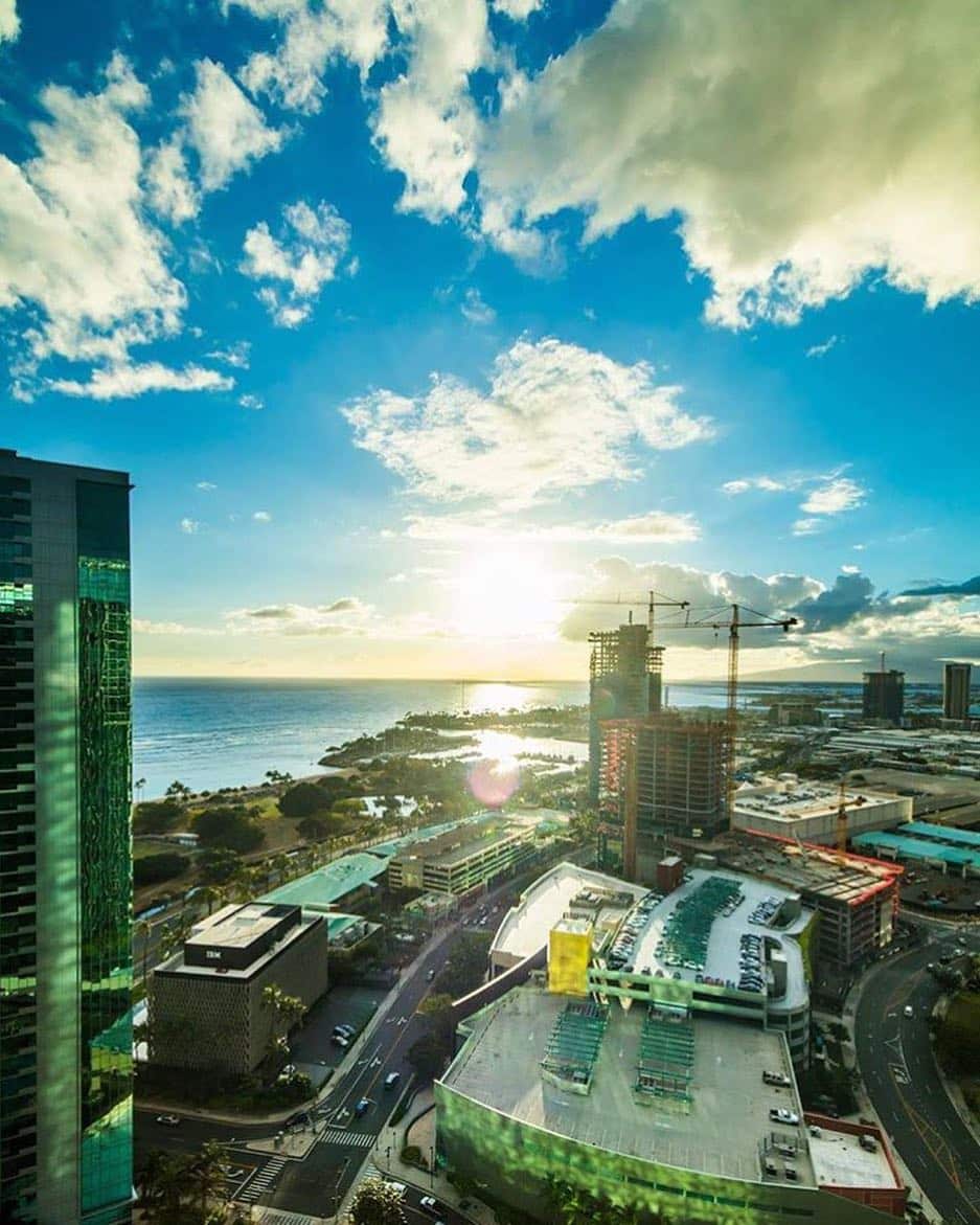 What’s your favorite perspective of Ward Village? Mahalo @cameronbrooksart for the amazing photo! #WeAreWard #WardVillage #Waiea #Anaha #Honolulu #CameronBrooksArt #Oahu #Hawaii