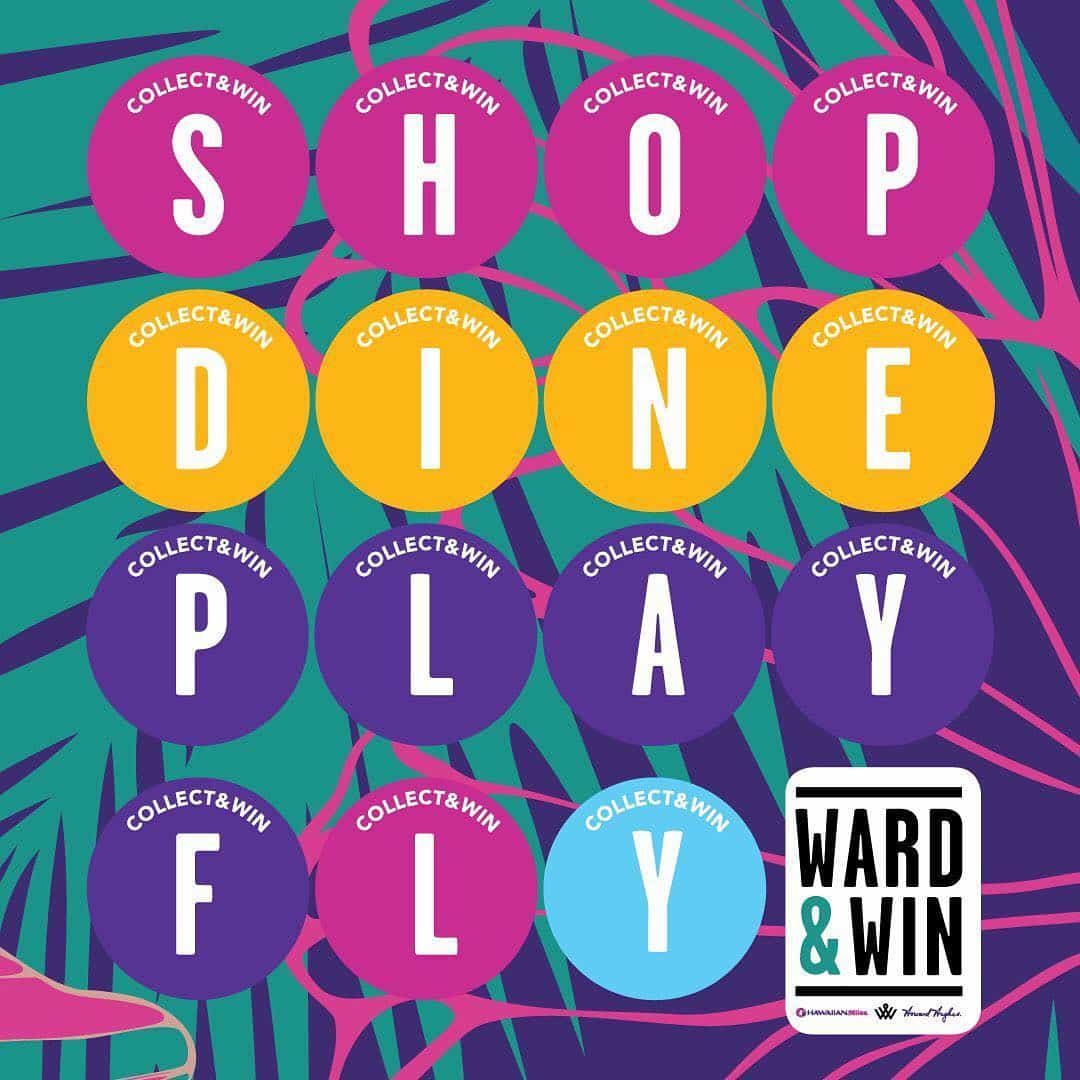Do you want the chance to win 1 Million HawaiianMiles, a trip to Vegas, gift cards & discounts to the @wvshops? Shop*, Dine & Play during our upcoming Ward & Win promotion beginning June 1st – August 31st! More details to come, stay tuned. #weareward #wardvillage #wardandwin #kakaako #honolulu #gametime (*Excludes @nordstromrack)