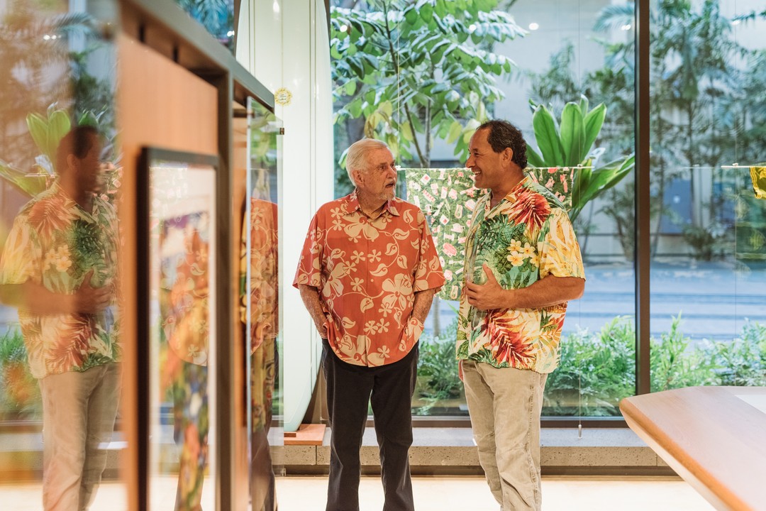 We say aloha and mahalo to Dale Hope (@dalehope808) for curating such a rich exhibit. It’s your last chance to check out Vintage Lines—stop by the IBM building before the end of this month.  #VintageLinesWV #WeAreWard