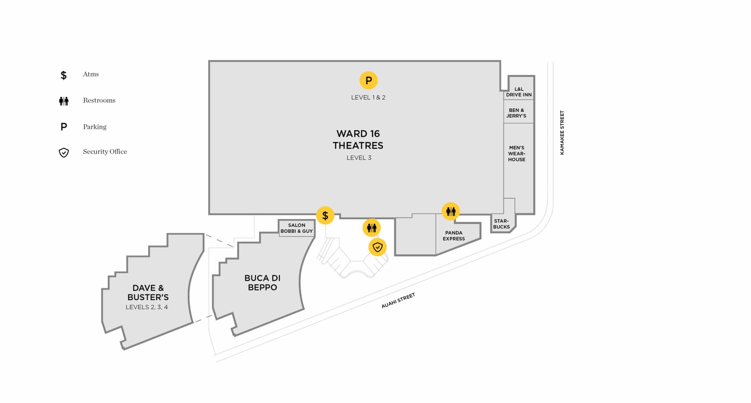 Ward Entertainment Center Floorplan