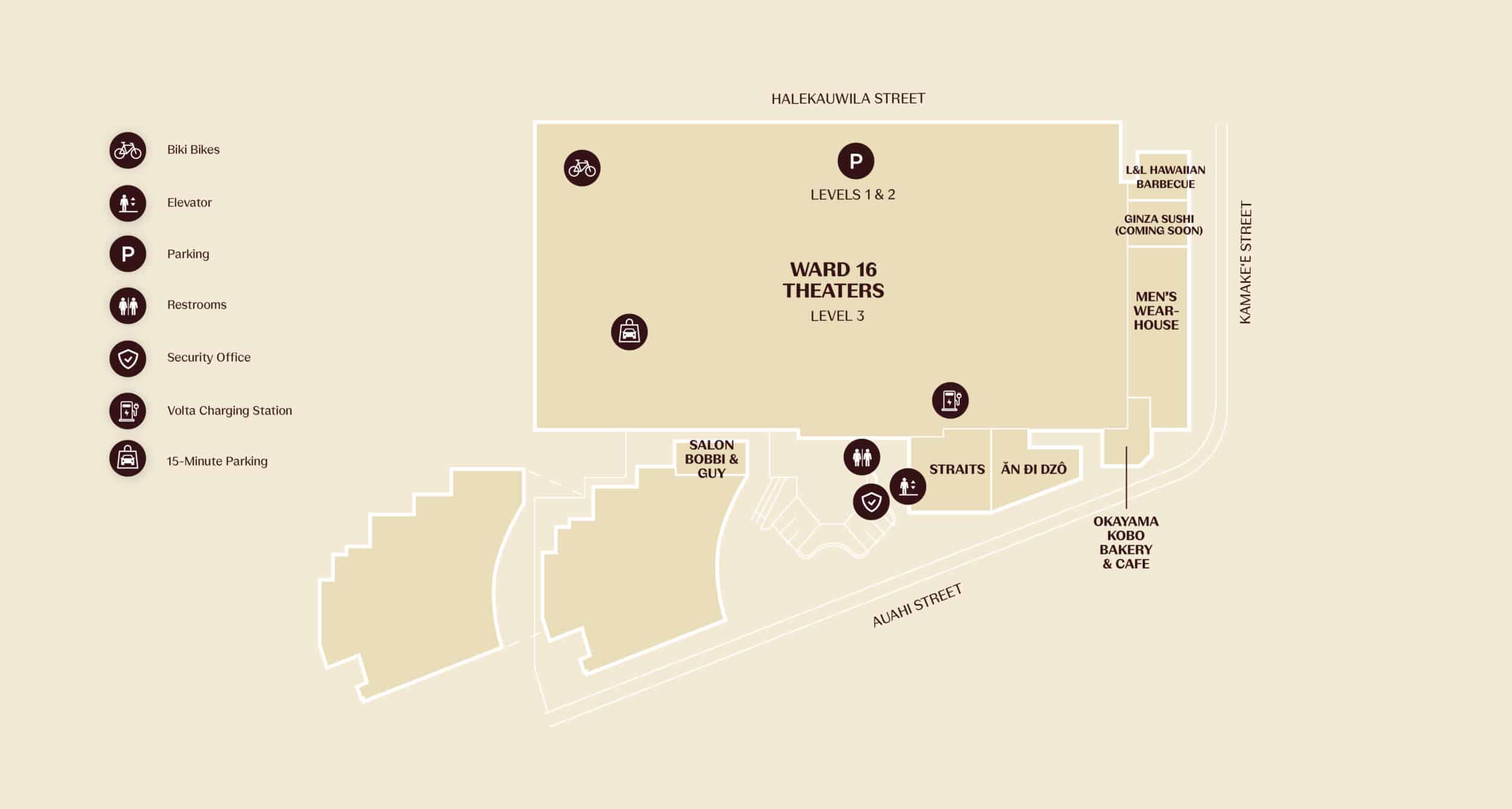 Ward Entertainment Center Floorplan