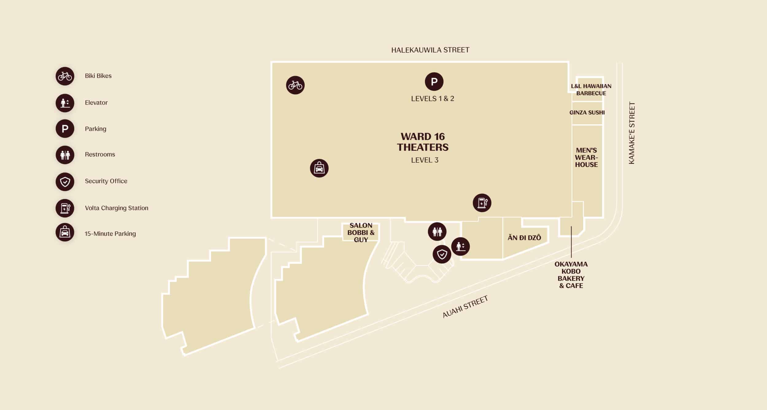 Ward Entertainment Center Floorplan