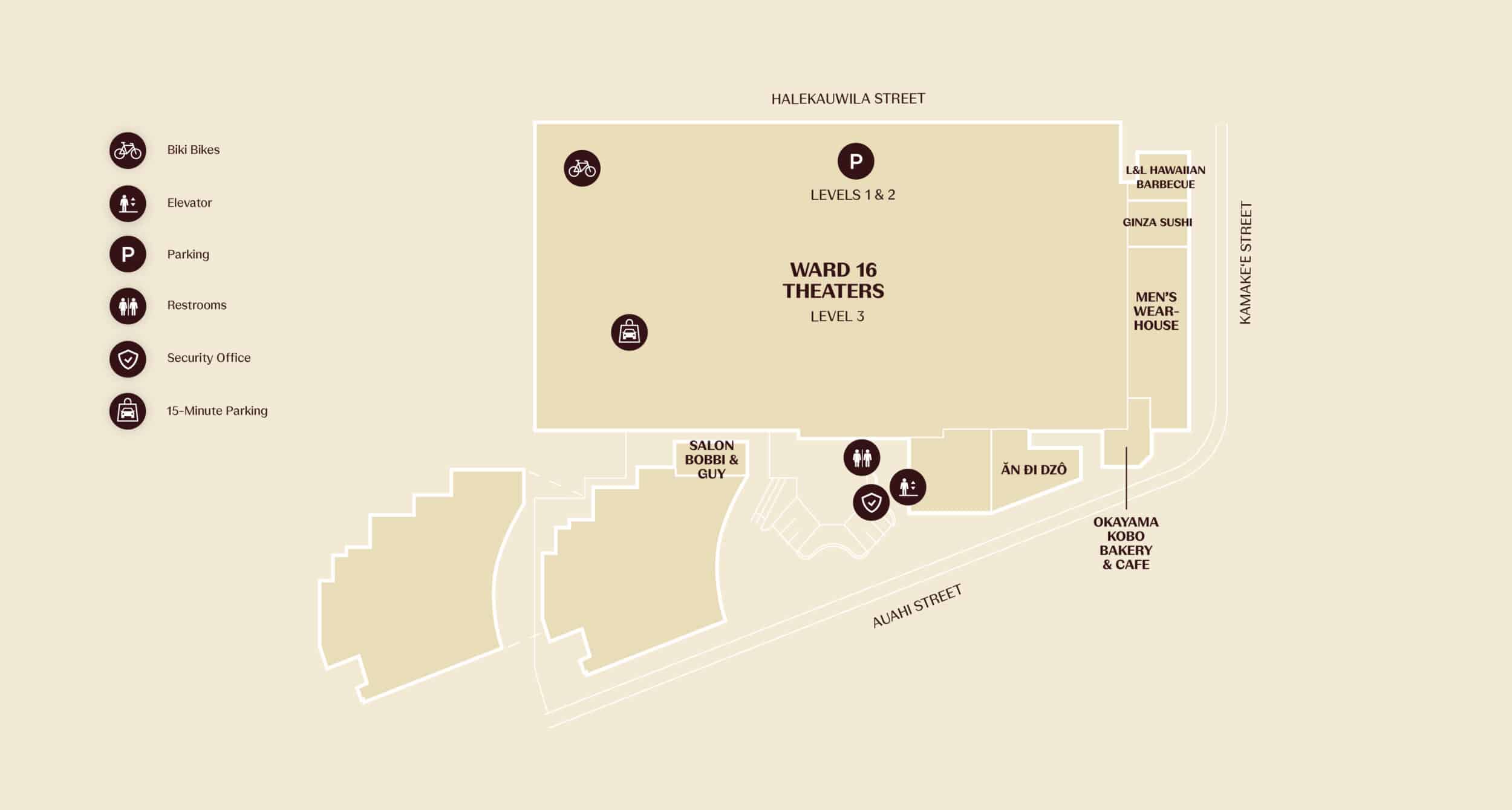 Ward Entertainment Center Floorplan