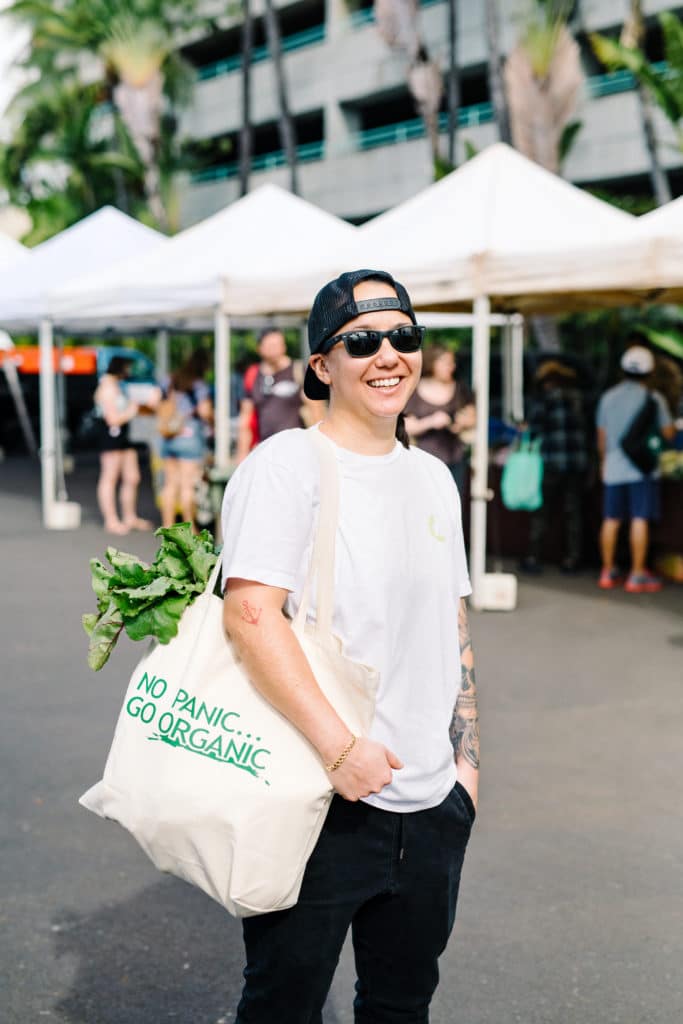 Chef Jennifer Chow of Nobu at Farmers Market