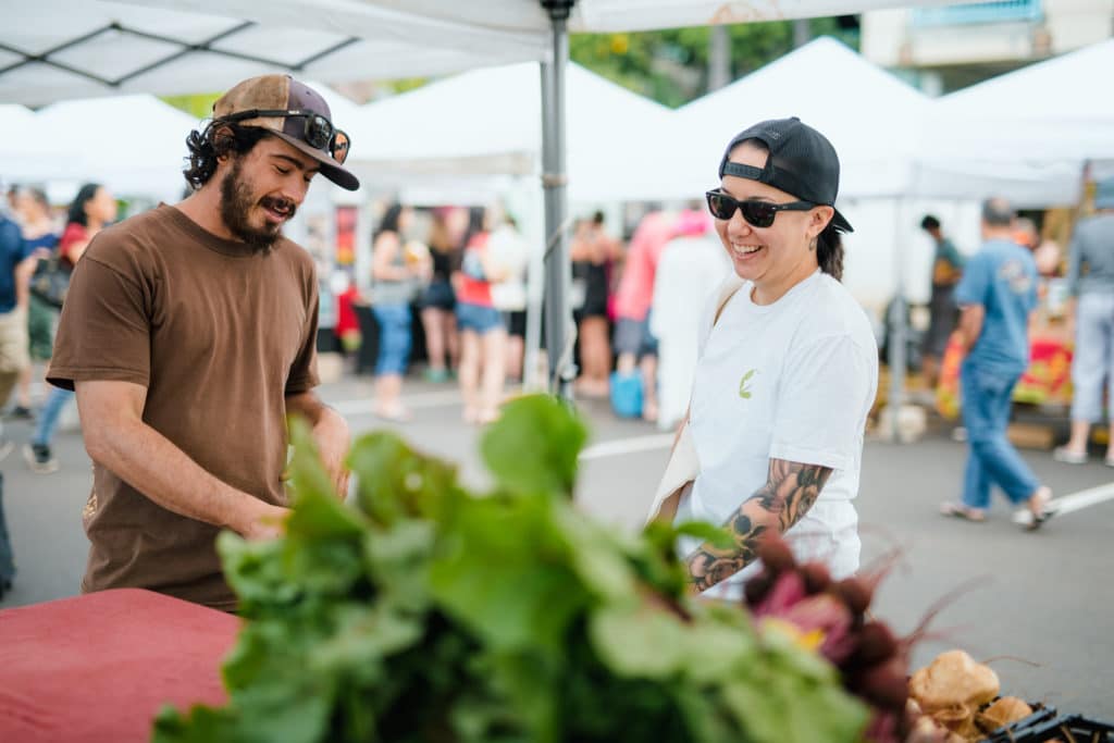 Chef Jennifer Chow of Nobu at Farmers Market