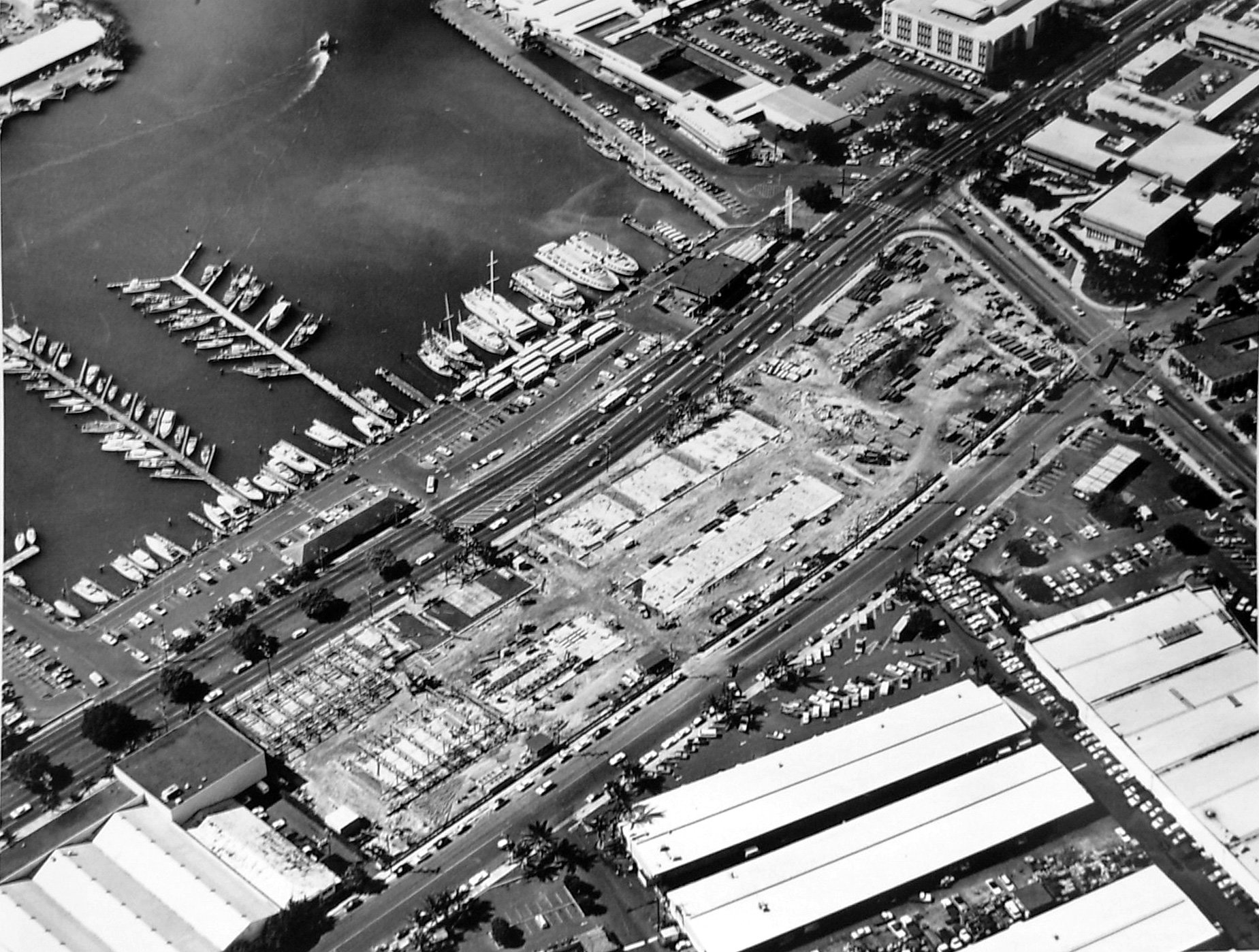 Aerial view of Kakaako