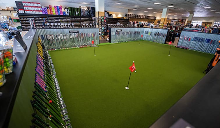 Putting Green in Store