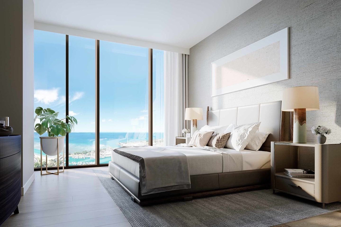 Wake up to stunning views of Oahu’s South Shore at Victoria Place. Thanks to its front row location on Ala Moana Blvd., the beauty of the island is always on display.