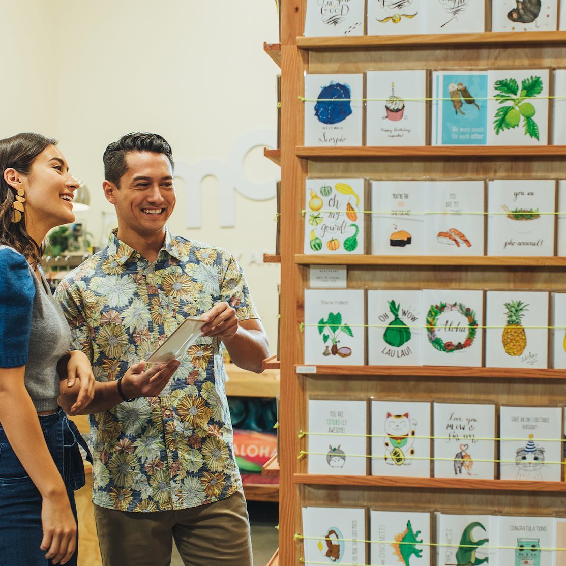 One trip to @mori_hawaii and you’re guaranteed to be inspired! Mori by Art+Flea has been a creative hub for more than 200 artists and designers from across the islands since 2010. Head to South Shore Market to check out this one-stop-shop for local fashion, art, home decor, music and more.