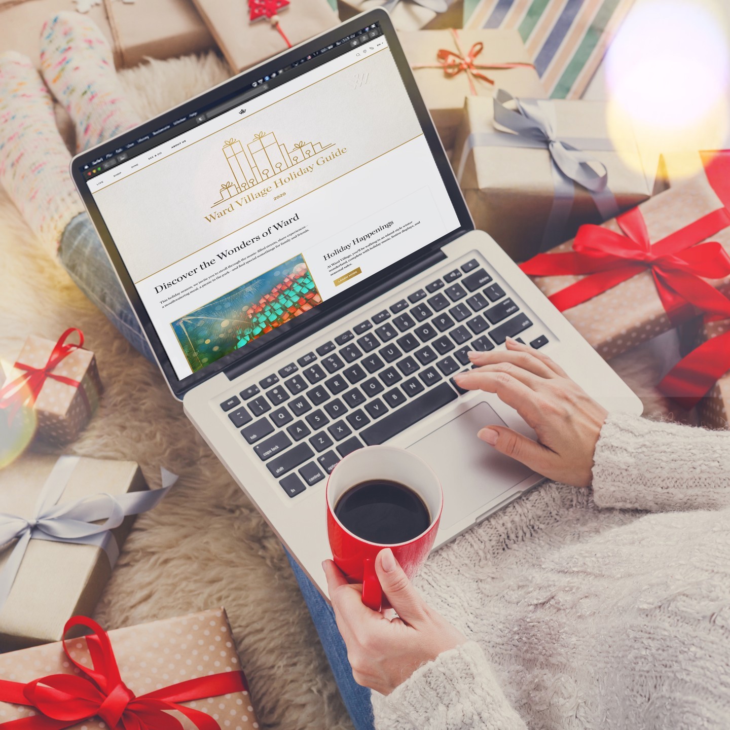 It’s here! Our 2021 Online Holiday Guide is live, and highlights the exciting festivities and special incentives happening throughout the season. Head to WardVillage.com/holiday-guide to find events and sales like our Gift of Experience program, as well as Black Friday, Small Business Saturday, Cyber Monday specials and more.