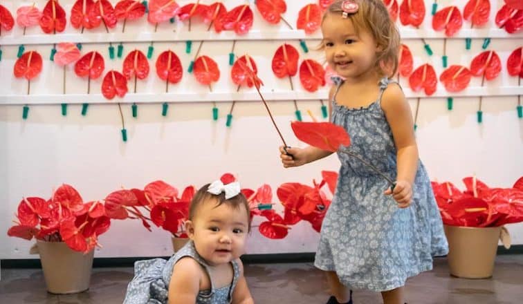 Valentine’s Floral Wall