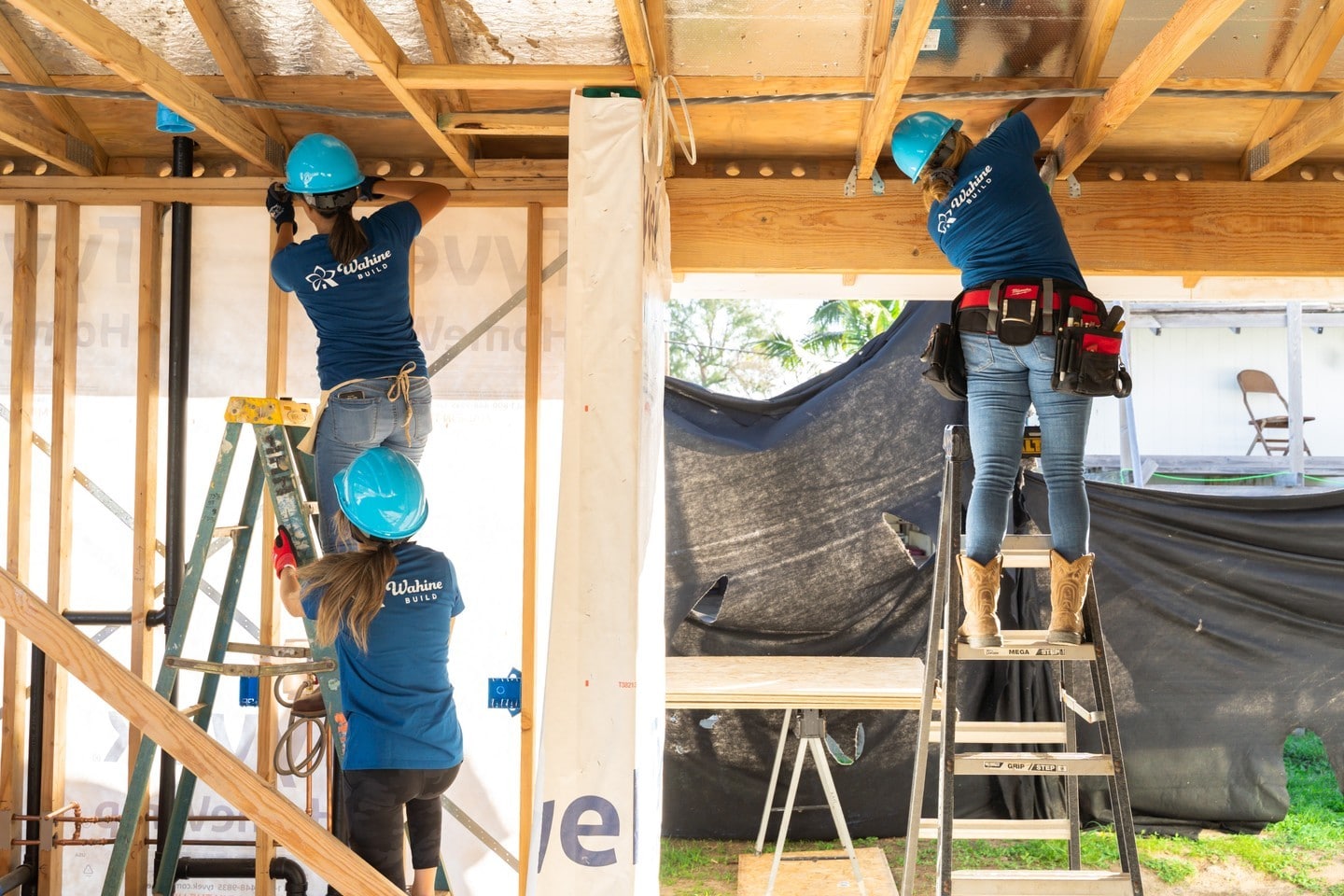 We enjoyed a wonderful day volunteering with Habitat for Humanity — Wahine Build last week. Spending the day constructing a home in Waimānalo also builds on our commitment to secure living for all Hawaiʻi residents. Click the link in bio to learn more about this organization on our giving page.