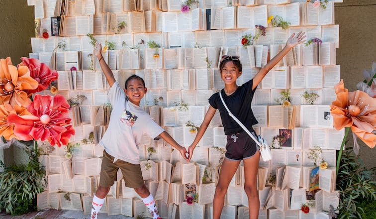 Open Book Photo Wall