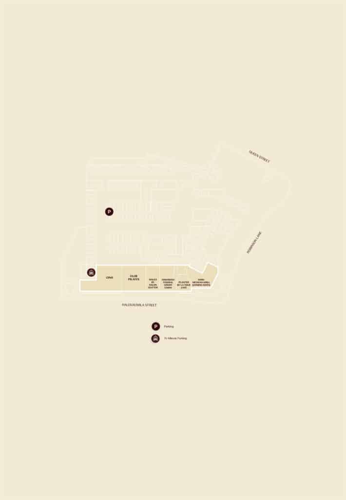 ‘A‘ali‘i Shops Floorplan