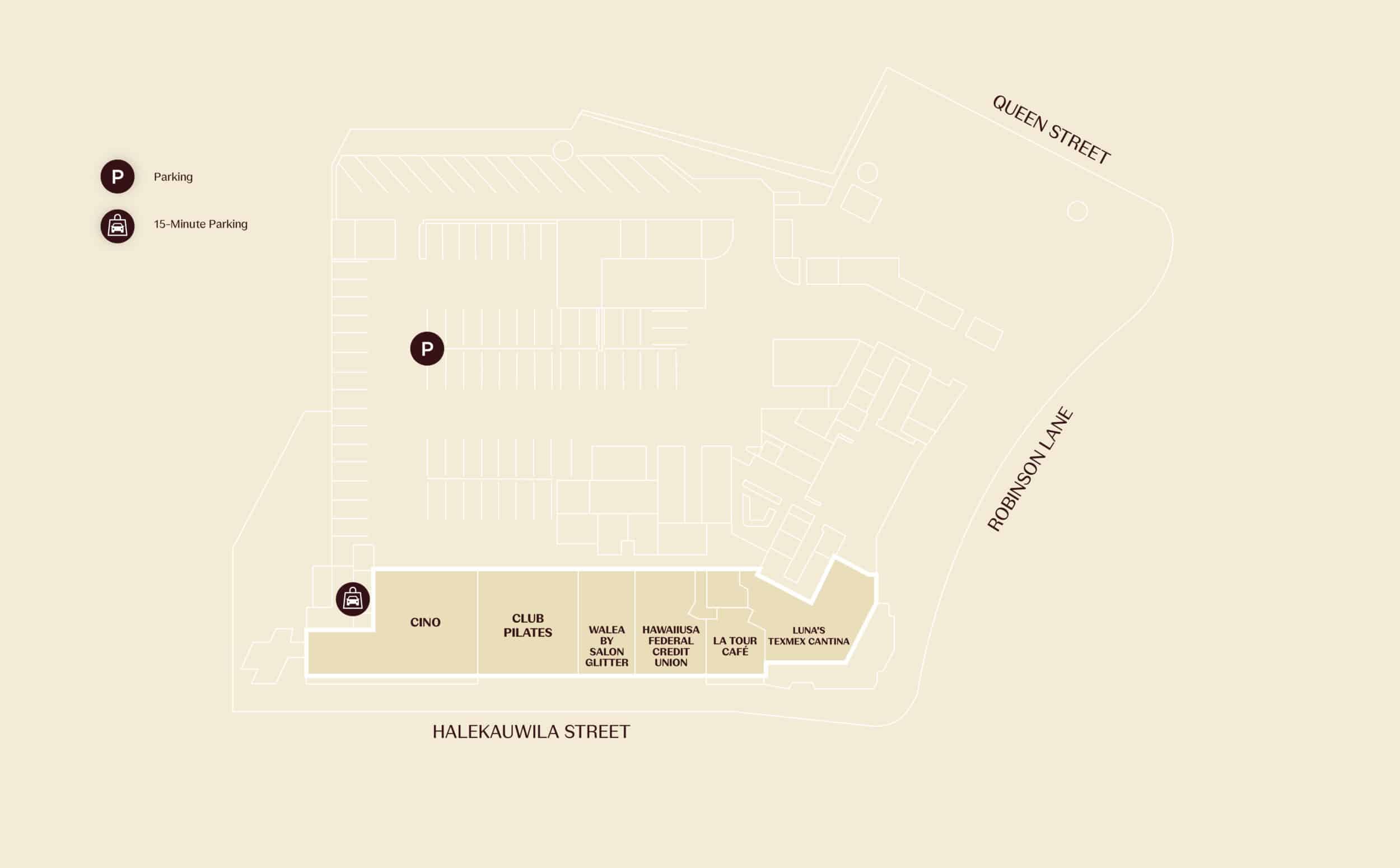 ‘A‘ali‘i Shops Floorplan
