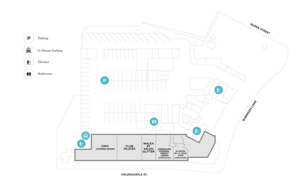 ‘A‘ali‘i Shops Floorplan