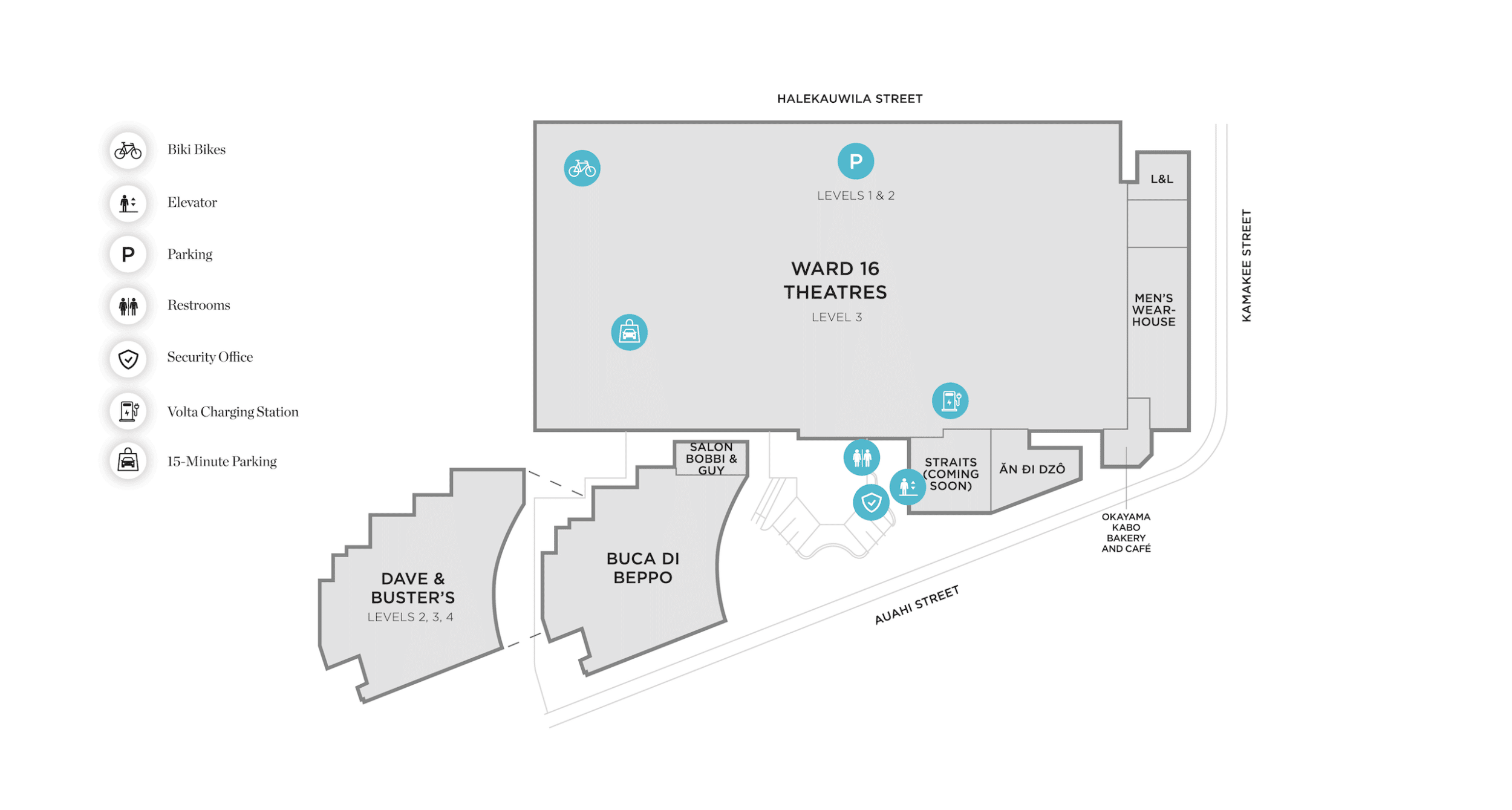 Ward Entertainment Center Floorplan