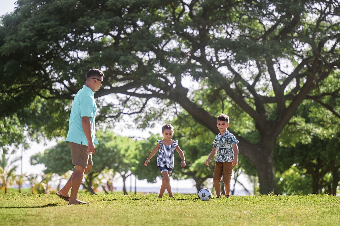 At Ward Village, discover a thriving neighborhood where you can unwind in your choice of parks, enjoy a picnic under a shady tree, play your favorite sport or simply do more of what you love.