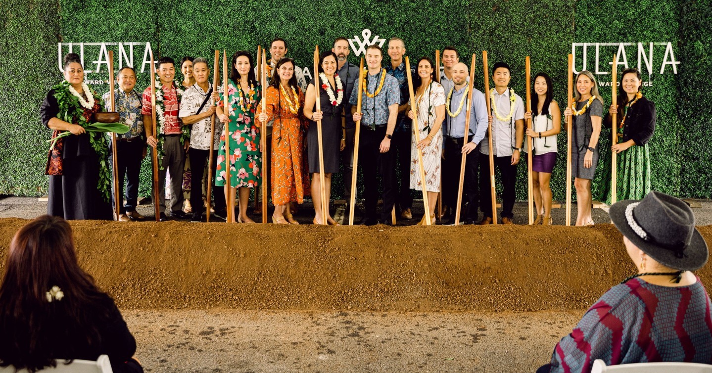 Ward Village has officially broken ground on Ulana Ward Village! Ulana will provide housing to nearly 700 kama‘āina families and introduce new green space to the neighborhood through the creation of the public Ka La‘i o Kukuluāe‘o park and Keiki play area. Read more about our recent groundbreaking and blessing ceremony in Pacific Business News at the link in our bio!