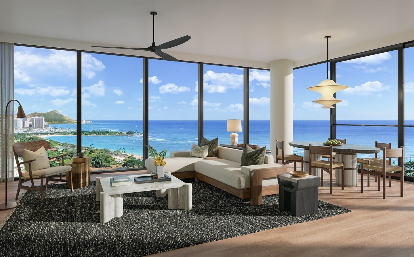 From the vibrant Ko‘olau mountains to the sparkling Pacific, Kalae embraces O’ahu’s southern shore, setting the stage for contemporary island living. Learn more about these modern homes at the link in our bio.