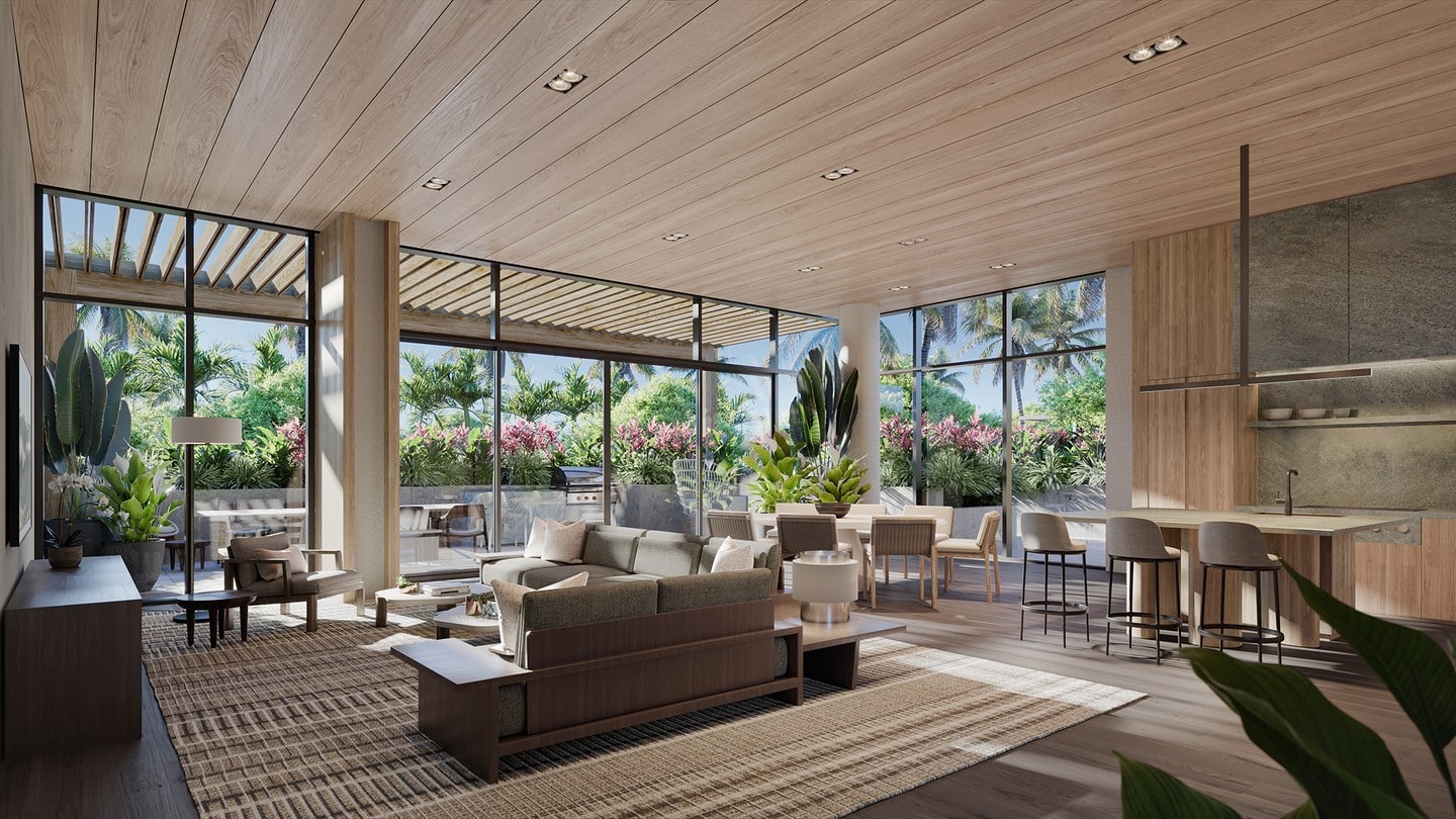 At The Park Ward Village, enjoy activity and relaxation on the Level 8 amenity deck, where you can unwind in a poolside cabana, play pickleball, reserve a clubroom to celebrate a special occasion, and more. Discover the indoor-outdoor amenities and thoughtfully designed residences at the link in the bio.